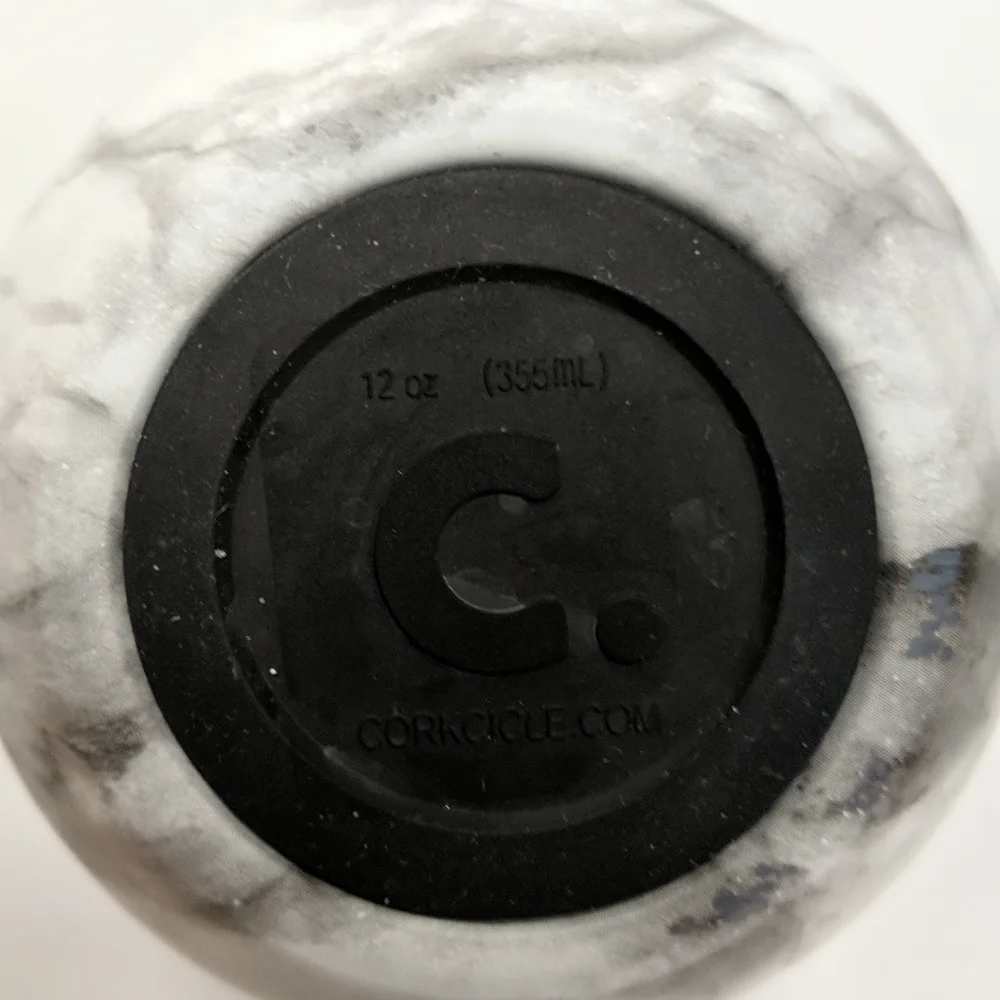 Corkcicle, 12 oz stemless wine tumbler. Snowdrift pattern
